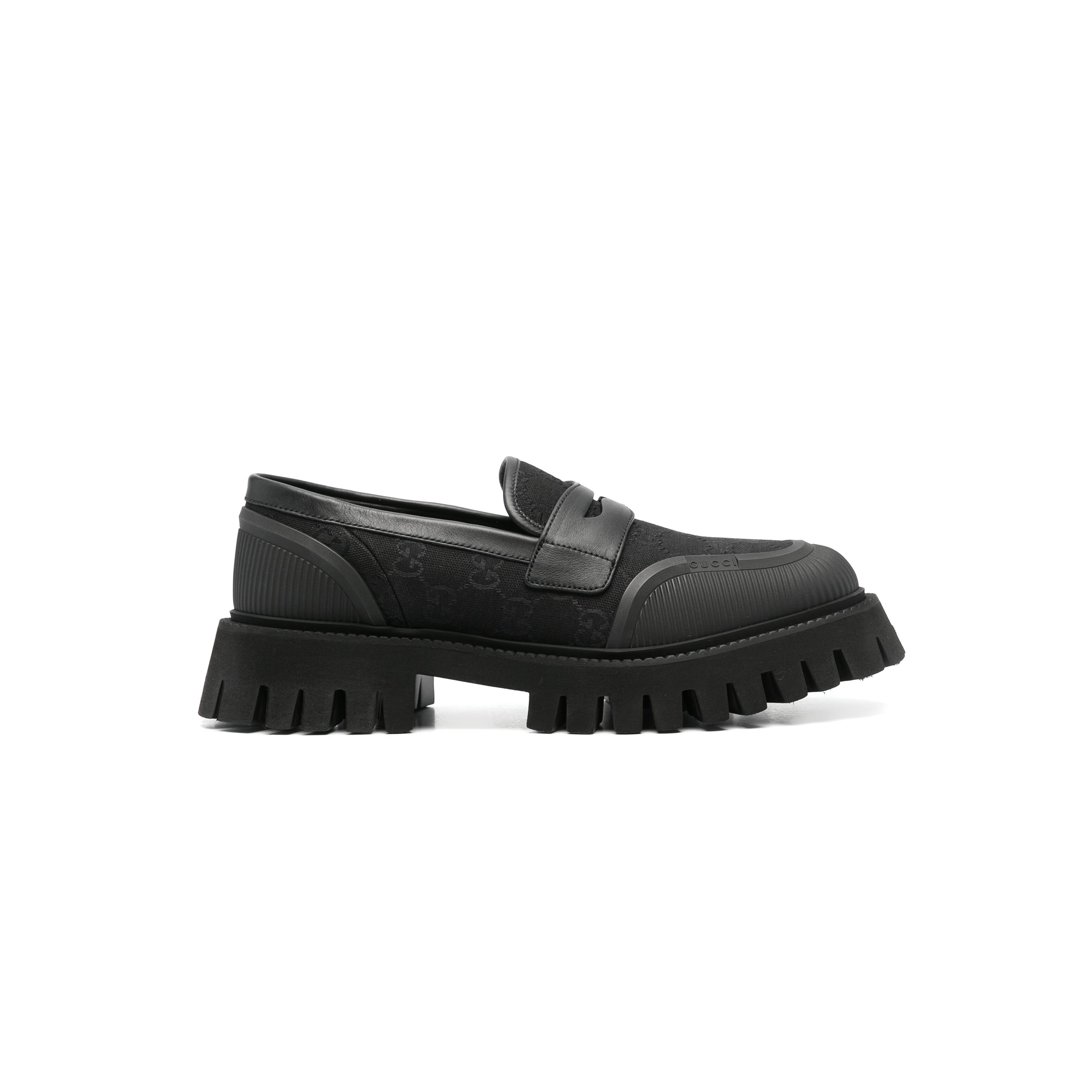 GUCCI GG SUPREME CANVAS LOAFERS 739776